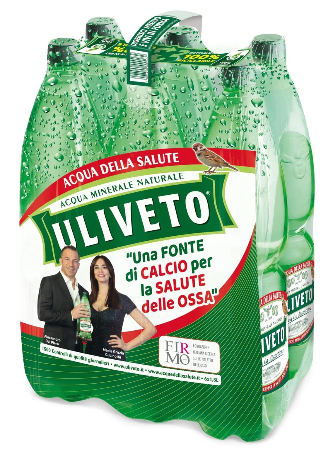 eau minérale italienne - Uliveto 