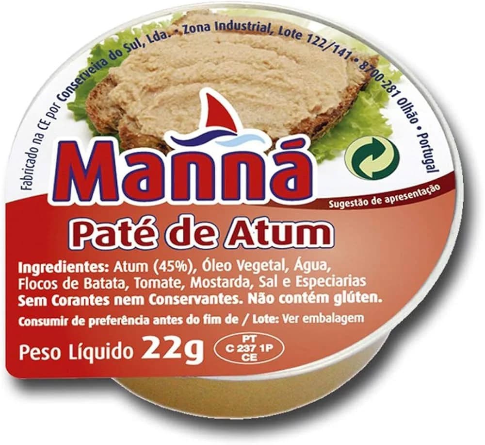 Pâté de thon - Manná — 4x22 g
